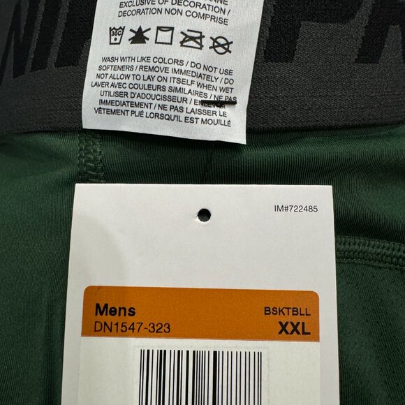 Nike Pro NBA Compression 3/4 Pants Team Issue Dri-FIT Green DN1547-323 - Picture 13 of 14